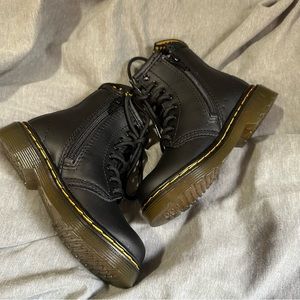 Dr Martens infant 1460 softy T leather lace up boots